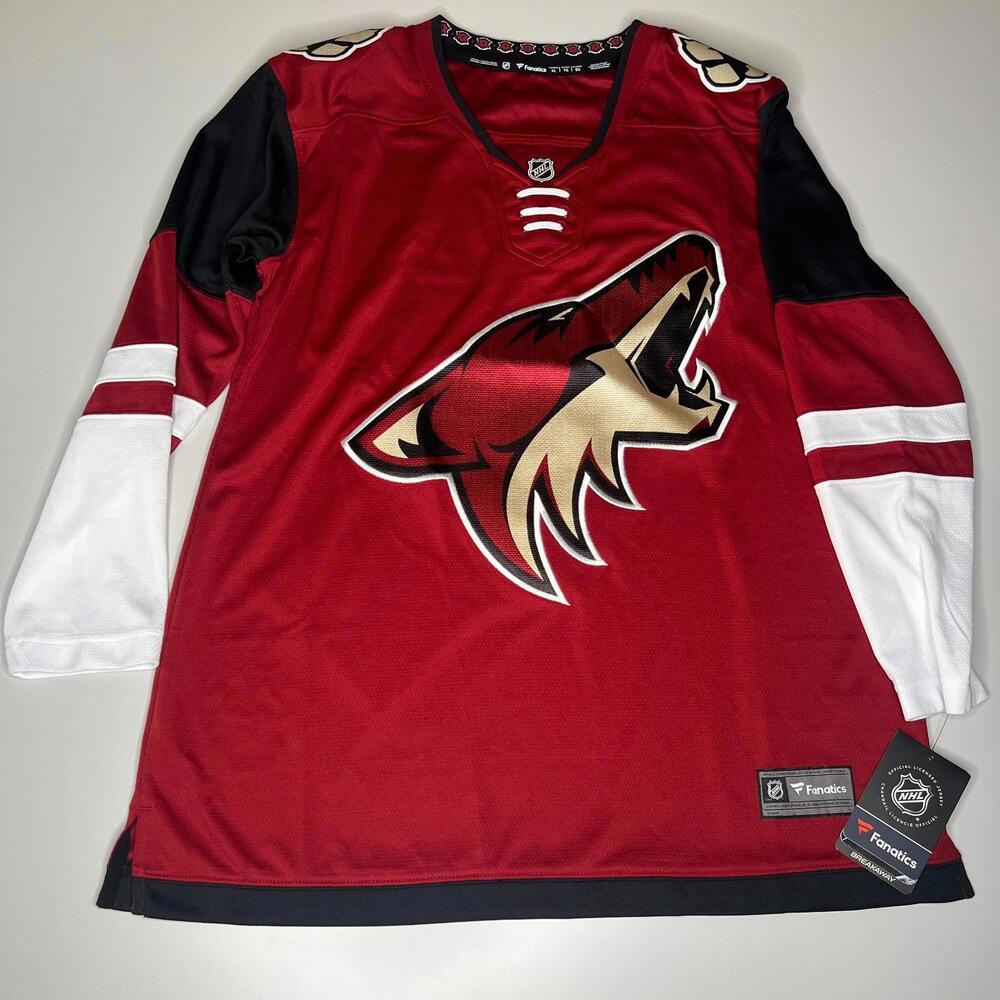 Arizona Coyotes Fanatics Breakaway Women’s NHL‎ Jersey XL Red White Black NWT